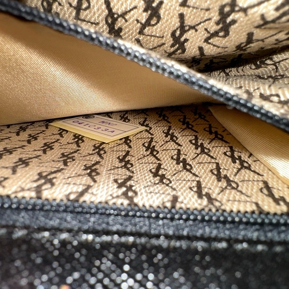 SAINT LAURENT YSL Shoulder Bag Leather Black with strap crossbody - Picture 6 of 16